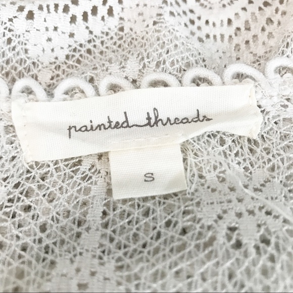 • Painted Threads • Lace Top - Picture 4 of 5